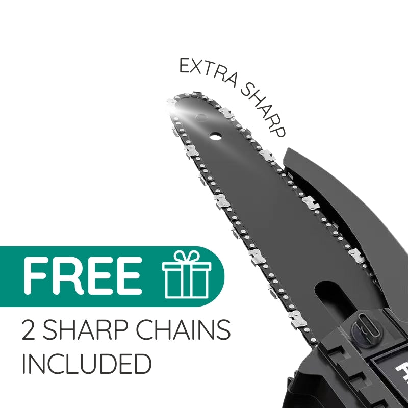 Kompakti parannettu akkukäyttöinen moottorisaha