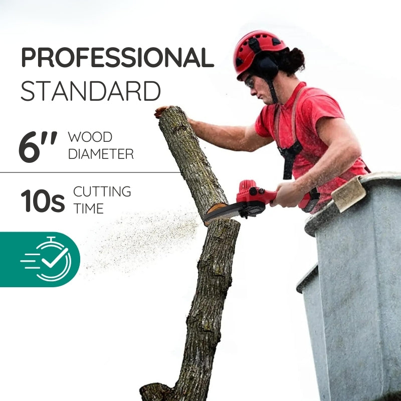 Kompakti parannettu akkukäyttöinen moottorisaha