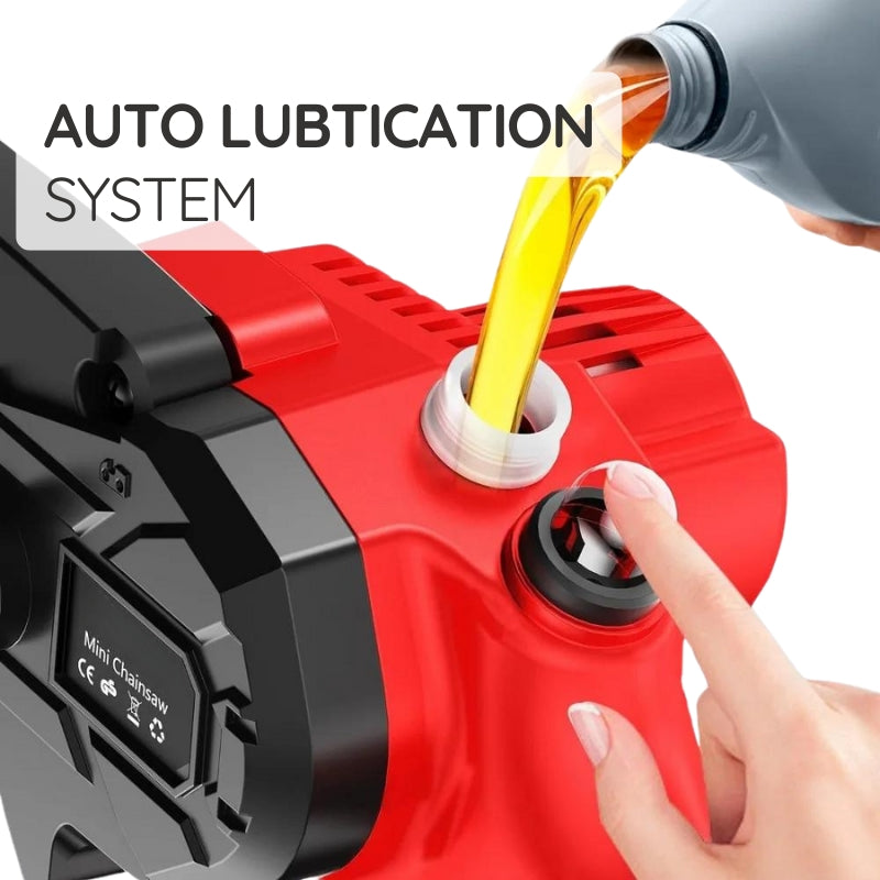 コンパクト強化コードレスチェーンソー