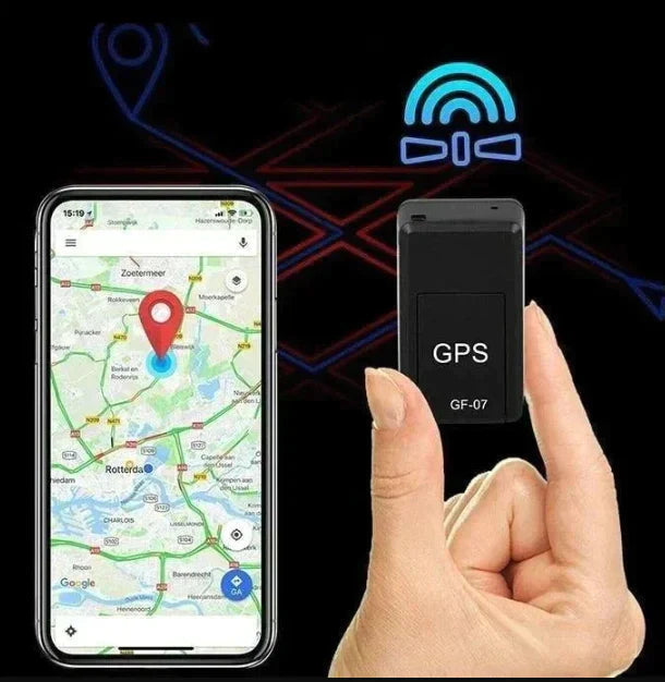 Kompakt magnetisk GPS-bilsporingsenhed uden abonnement, i realtid