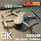 Mini V88 Compact Drone With 8K Camera And GPS For Pro Aerial Photos