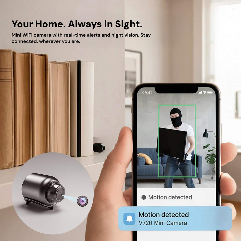 كاميرا المربية نوفاغارد 1080 بكسل لاسلكية مع صوت للمراقبة السرية