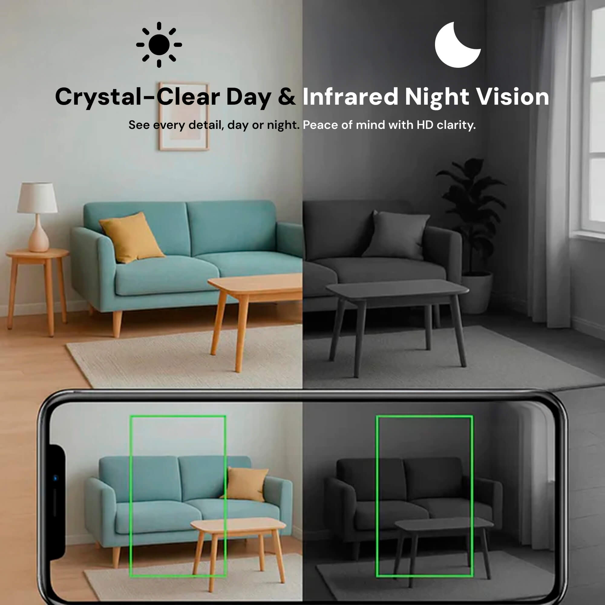 كاميرا المربية نوفاغارد 1080 بكسل لاسلكية مع صوت للمراقبة السرية