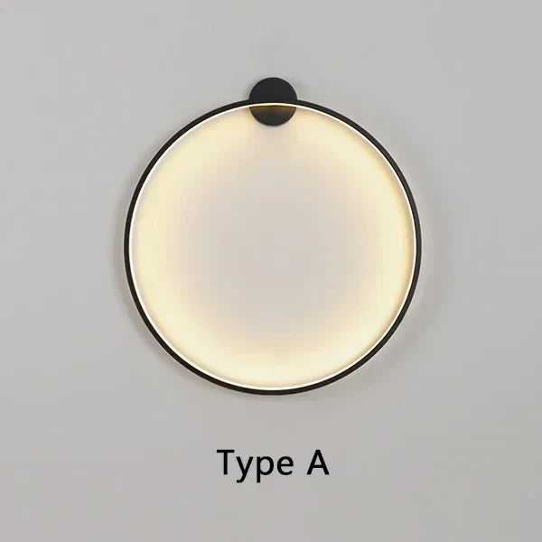 CircaGlow Minimalistische runde Wandleuchte Lampe für Zuhause