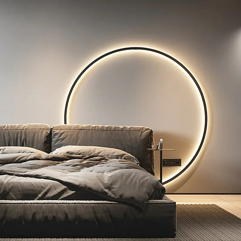 CircaGlow Lampada da Parete Circolare Minimalista per Case