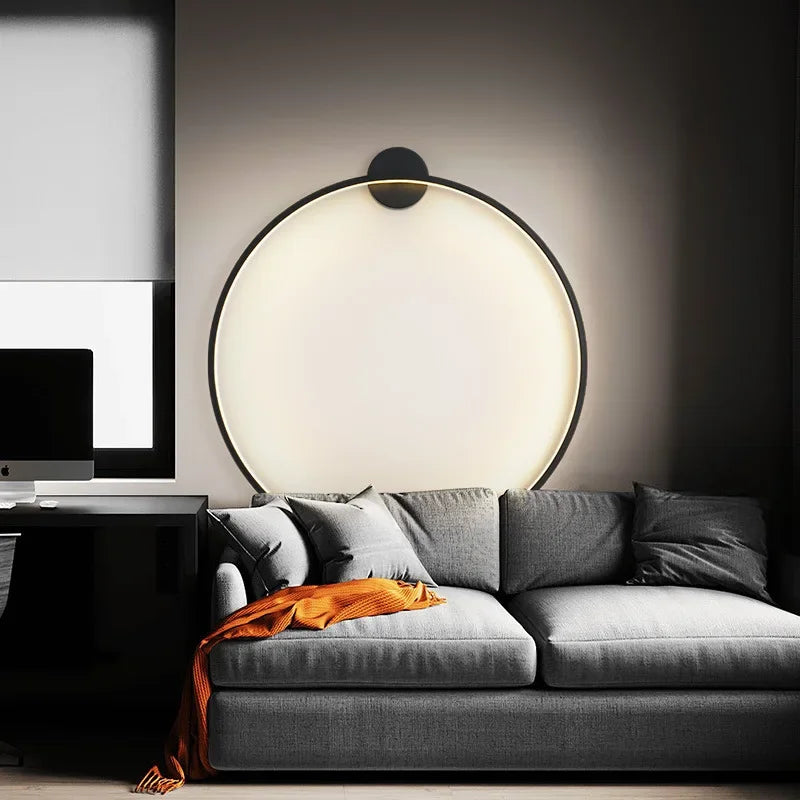 CircaGlow Lampada da Parete Circolare Minimalista per Case