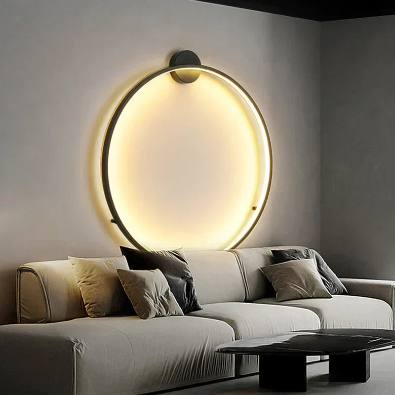 CircaGlow Lampada da Parete Circolare Minimalista per Case
