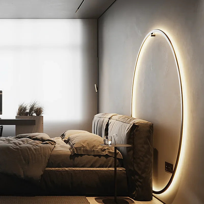 CircaGlow Minimalistische runde Wandleuchte Lampe für Zuhause