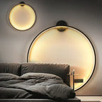 LumaNova cirkulär vägglampa med minimal modern glöd