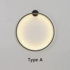 LumaNova cirkulär vägglampa med minimal modern glöd