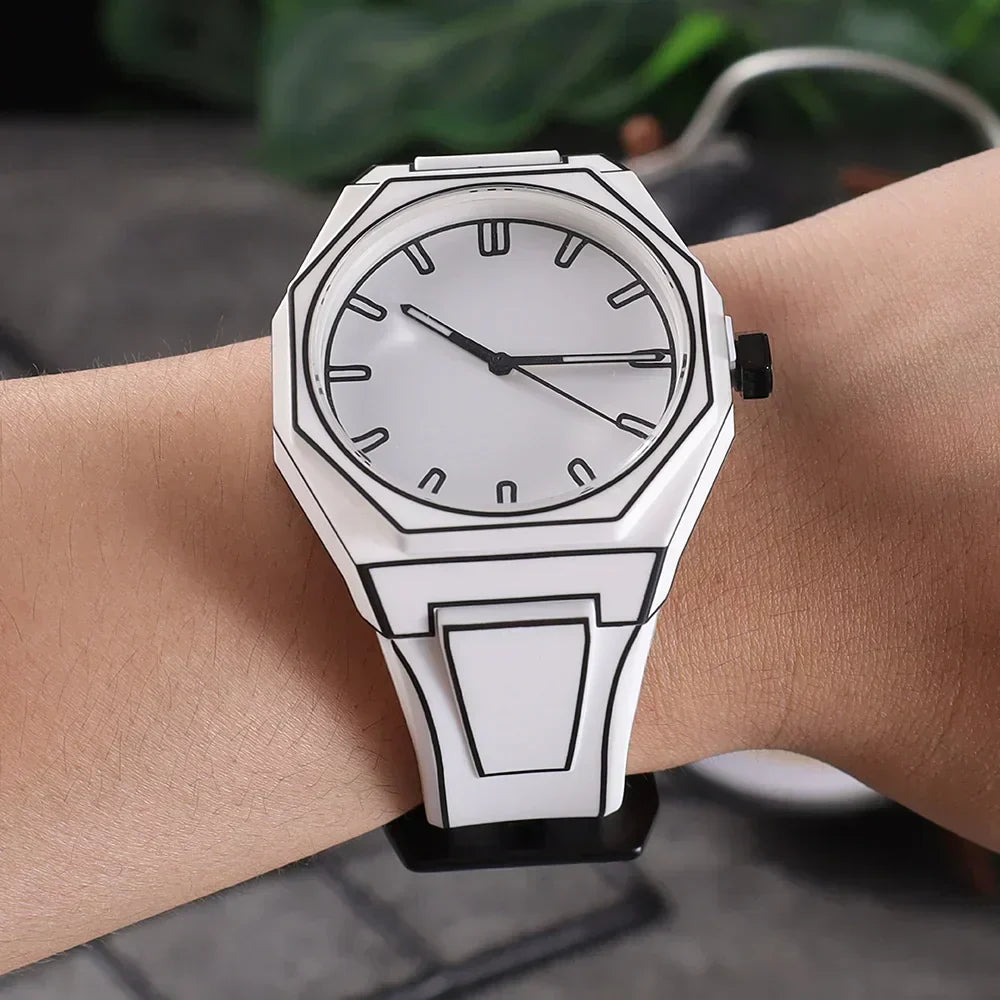 NovaLume Arc Modern Minimalist Men's Watch Black Matte