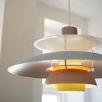 Kulaté LED stropní světlo s možností stmívání, odolný design pro obývací pokoje