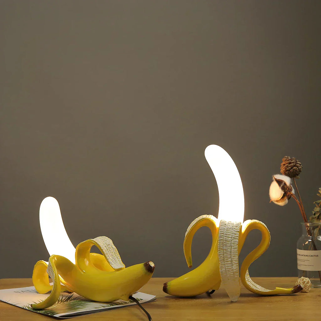 BananaShine Bananenlampe Tischleuchte für moderne Wohnkultur