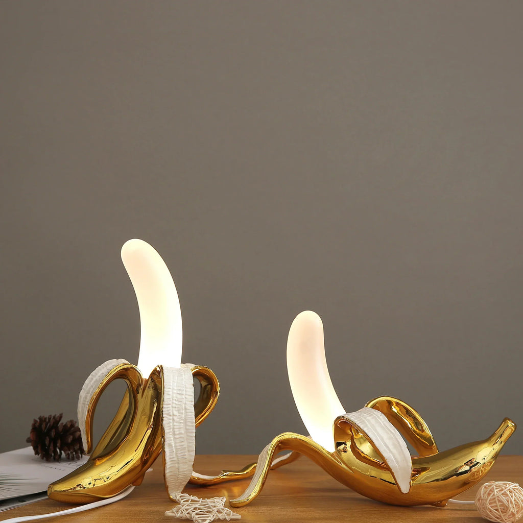 BananaShine Bananenlampe Tischleuchte für moderne Wohnkultur