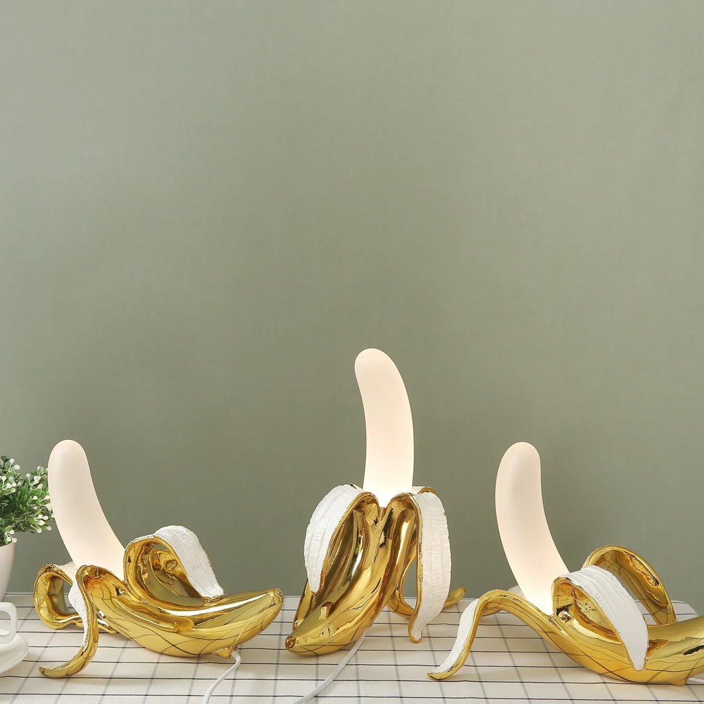 BananaShine Bananenlampe Tischleuchte für moderne Wohnkultur