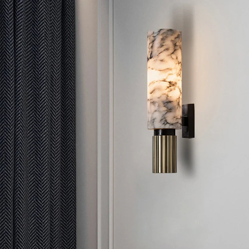 LioraStone Marmor Wandlampe von Petrovac für Innenräume
