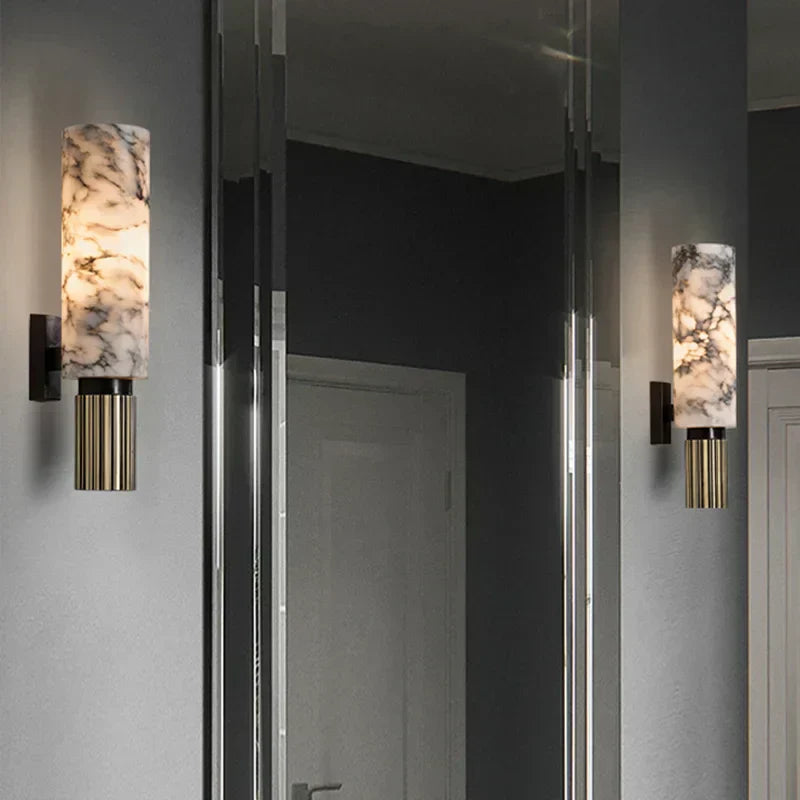LioraStone Marmor Wandlampe von Petrovac für Innenräume