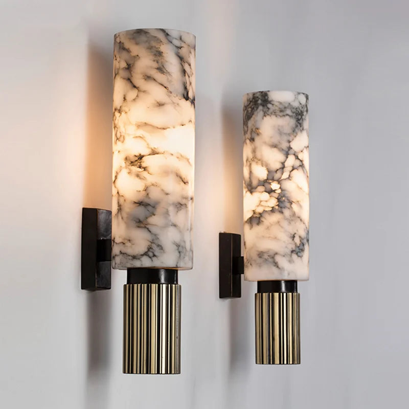 LioraStone Marmor Wandlampe von Petrovac für Innenräume