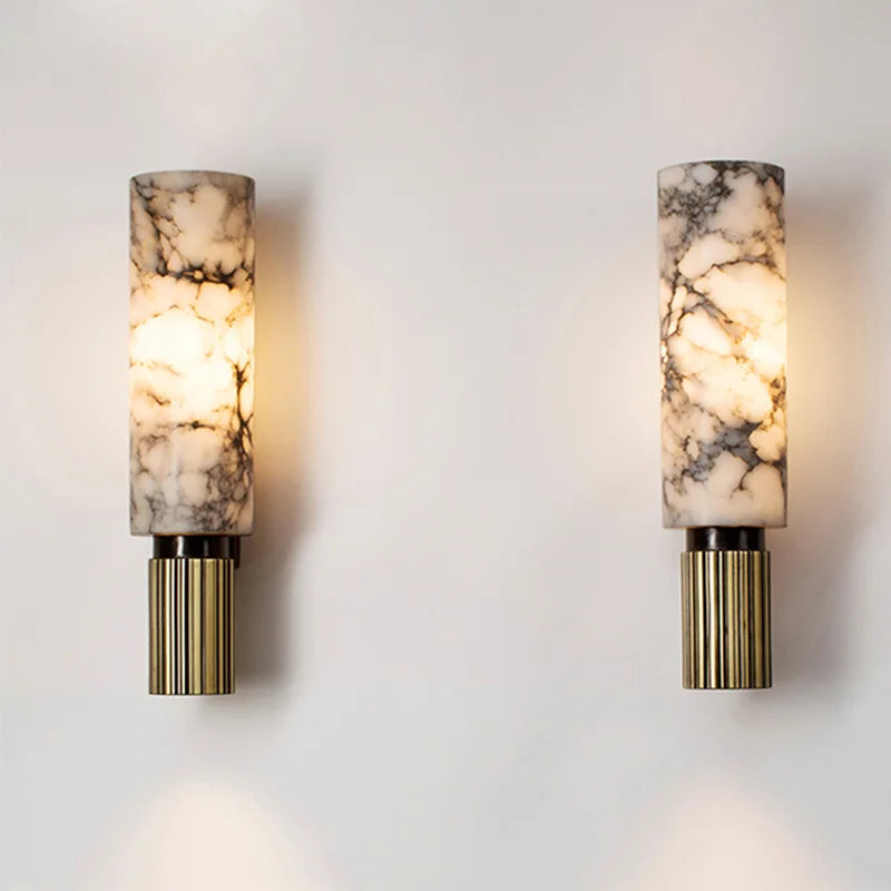 LioraStone Marmor Wandlampe von Petrovac für Innenräume