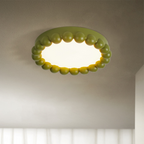 Ravena Resin Ceiling Light With Acrylic Diffuser Fixture