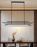 Moderne lineær LED lysekrone pendel til spisestue