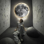 SeleneGlow LED Mond Wandlampe für Schlafzimmer Akzent Dekor