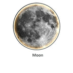 SeleneGlow LED Mond Wandlampe für Schlafzimmer Akzent Dekor