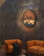 مصباح جداري خارجي كايرنكريست بنقوش جبلية أنيقة