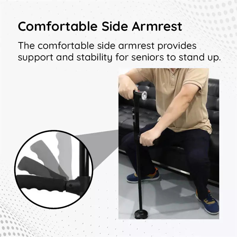 ストライドフレックス 折りたたみ式 LED 歩行用杖