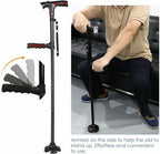 LED Light Foldable Walking Cane For Seniors Daily Use