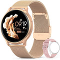 Aurora Rose Gold Connected Watch – Slim Watch with Health Monitoring