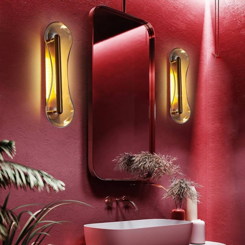 Moderní LED nástěnné světlo dekorativní ambientní nástěnná lampa