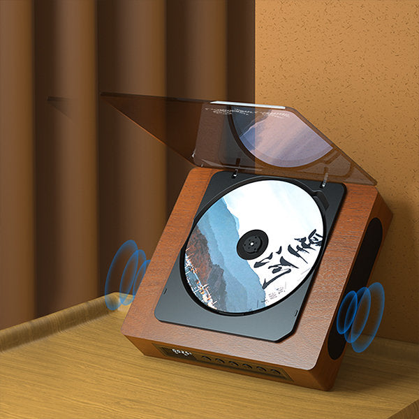 Aurora Retro Bluetooth CD-afspiller USB-C til hjemmeaudio