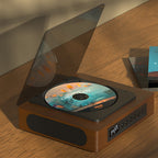 NovaRetro Vintage Bluetooth CD-Player mit USB-C-Anschluss