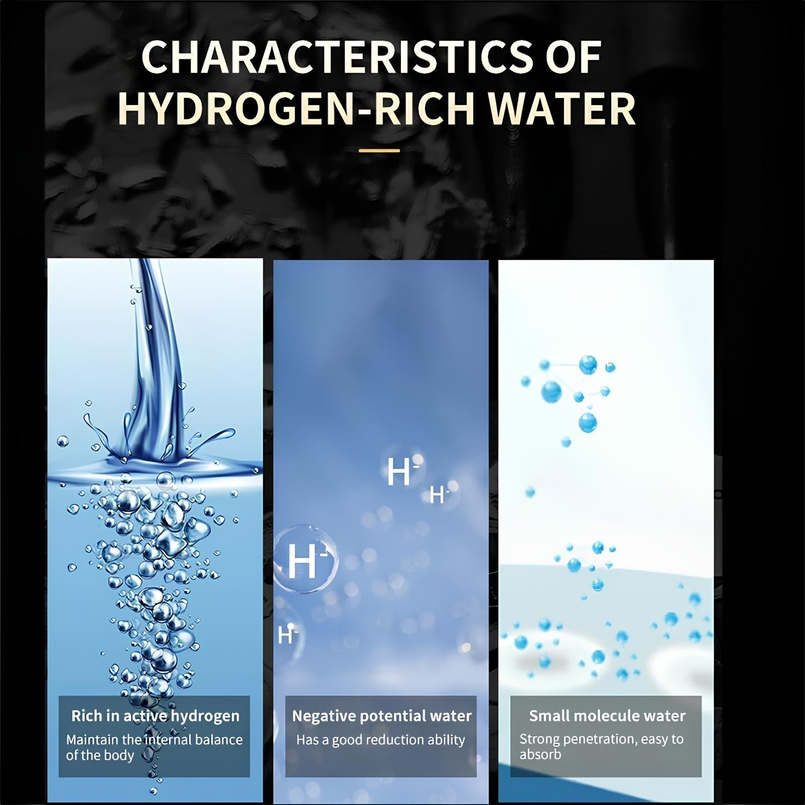 AuroraHydro 5000ppb 携帯用水素水ボトル