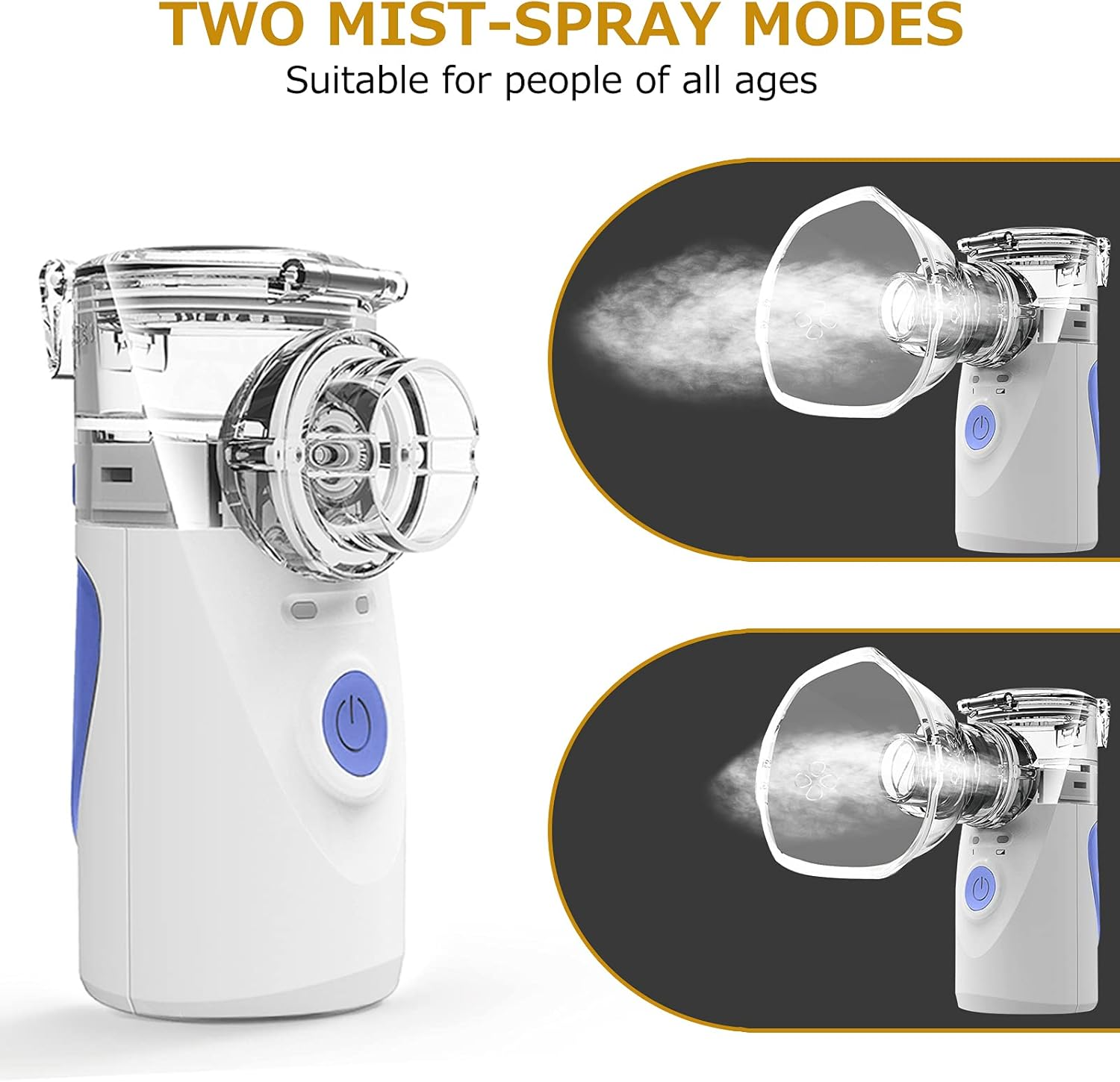 Compact Handheld Nebulizer For Easy At Home Breathing For Children And Seniors
