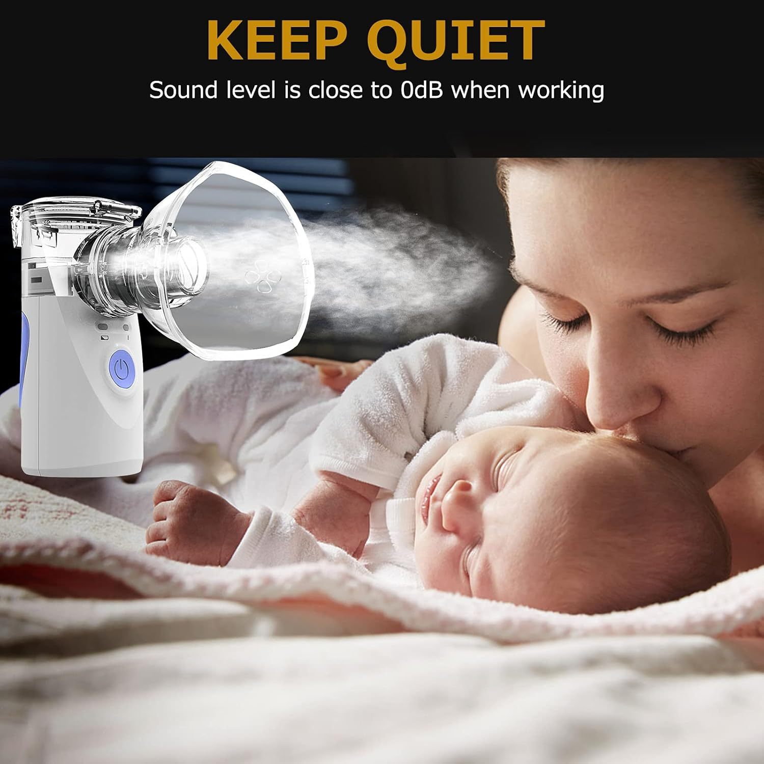 Compact Handheld Nebulizer For Easy At Home Breathing For Children And Seniors