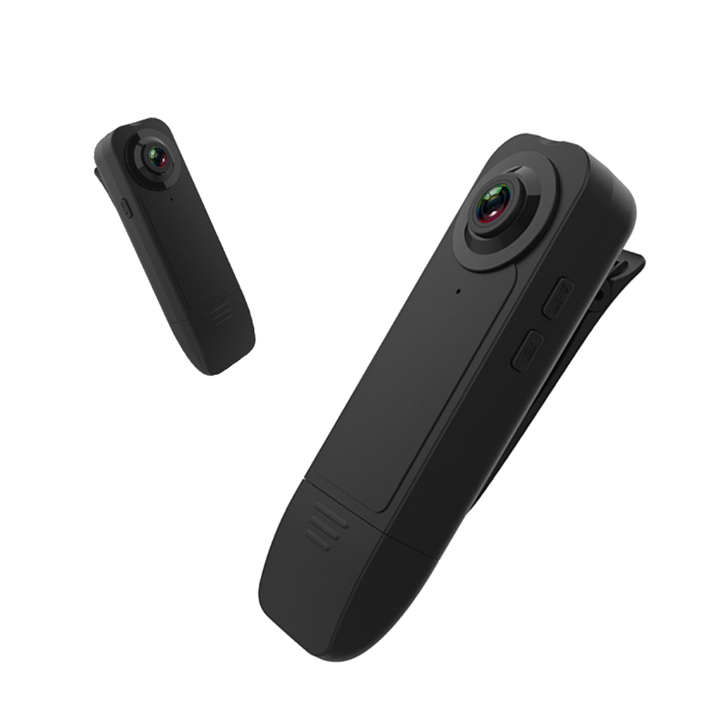 Compact 1080P Body Camera With Night Vision And Motion Detection Clip