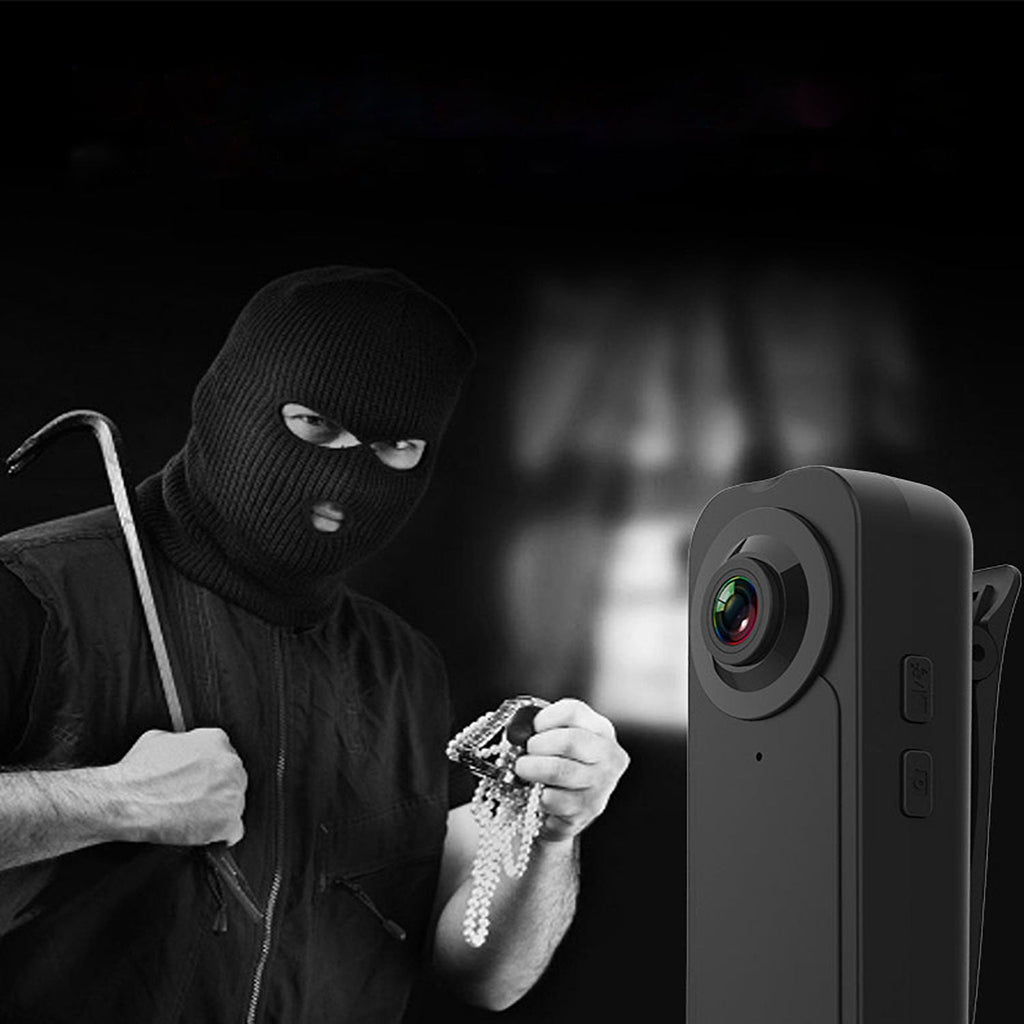 Compact 1080P Body Camera With Night Vision And Motion Detection Clip