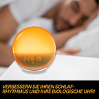 Budík GlowRise Wake Up Light pro přirozené ranní osvěžení