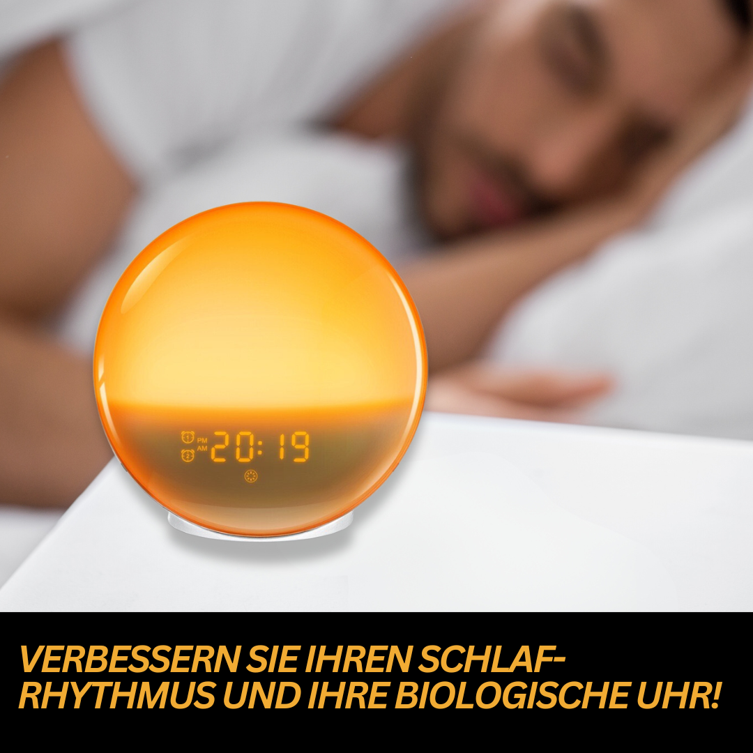 Budík GlowRise Wake Up Light pro přirozené ranní osvěžení