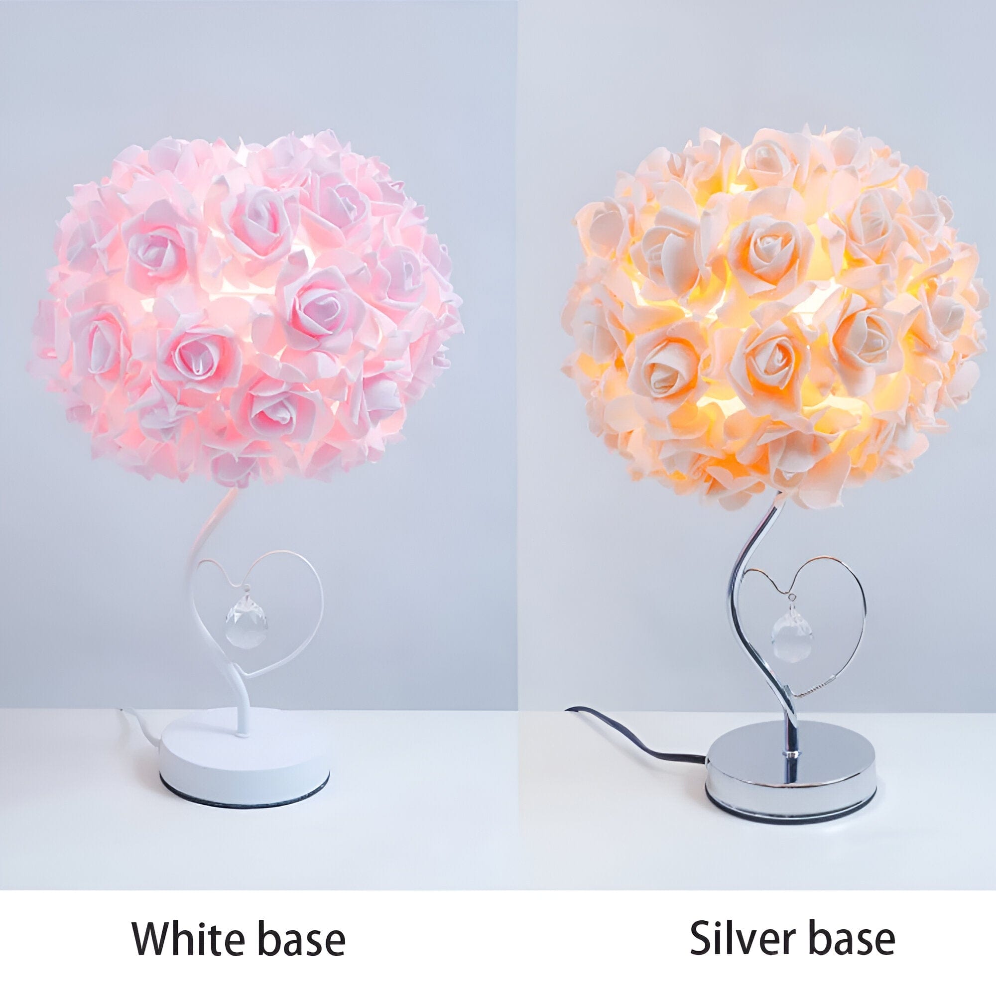 Rose Accent Night Light for Bedroom | Petprovac