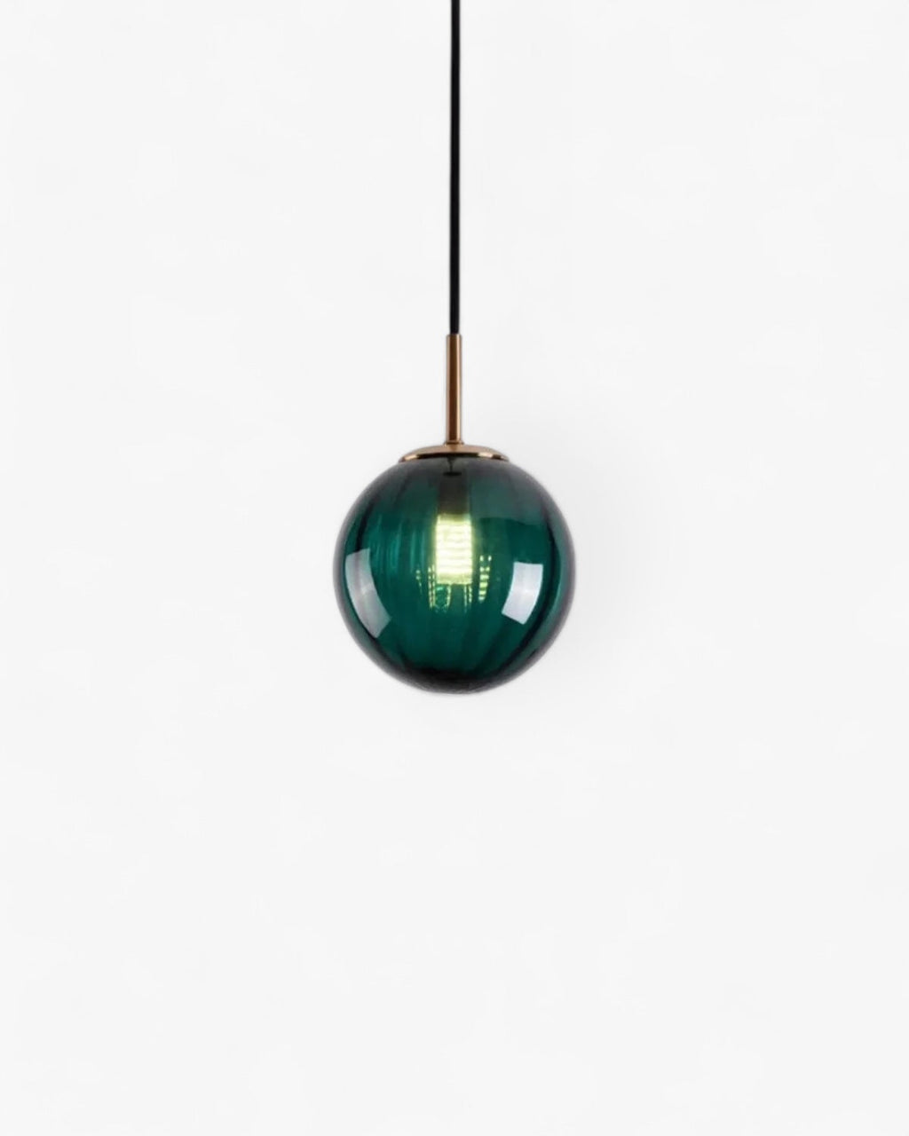 VeraLux Ravfarvet Glas Loftlampe Vedhæng Vintage Varme