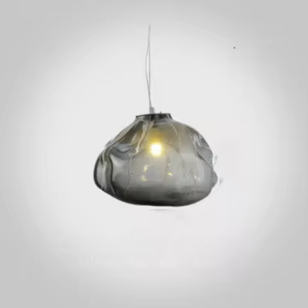 NimbusGlow – Verspielt Wolkeninspiriertes Glaspendelleuchte