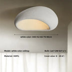 Deckenlampe von Wabi Sabi sorgt für sanftes Umgebungslicht in modernen Wohnungen