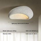 Deckenlampe von Wabi Sabi sorgt für sanftes Umgebungslicht in modernen Wohnungen