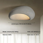 Deckenlampe von Wabi Sabi sorgt für sanftes Umgebungslicht in modernen Wohnungen