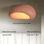 Deckenlampe von Wabi Sabi sorgt für sanftes Umgebungslicht in modernen Wohnungen