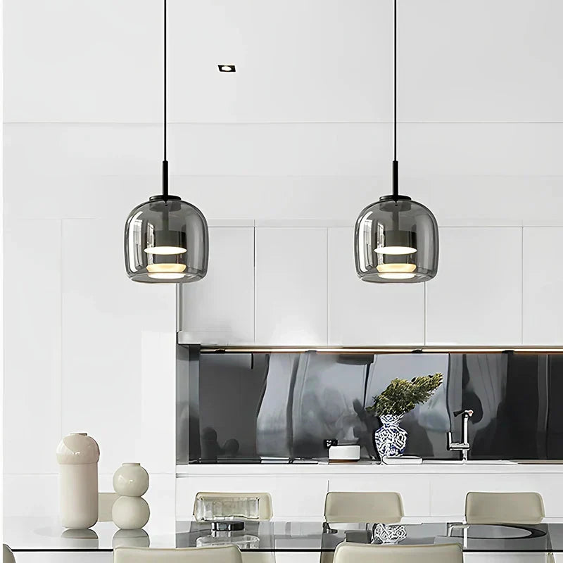LumenNova Clear Glass Pendant Light For Modern Interiors