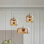 LumenNova Clear Glass Pendant Light For Modern Interiors